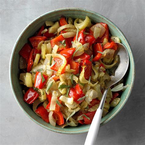 How many calories are in grilled fennel and red pepper - calories, carbs, nutrition