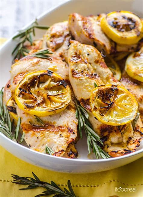 How many calories are in grilled lemon-rosemary chicken - calories, carbs, nutrition