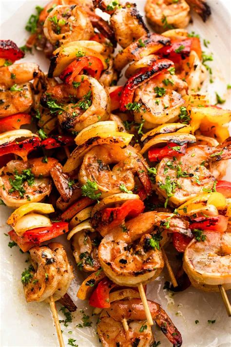 How many calories are in grilled shrimp skewers-lg - calories, carbs, nutrition