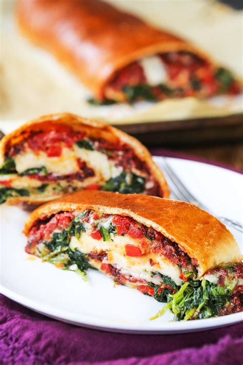 How many calories are in grilled vegetable stromboli 2 - calories, carbs, nutrition