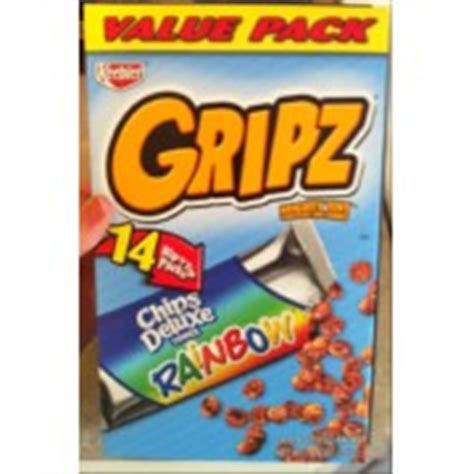 How many calories are in gripz chips deluxe - calories, carbs, nutrition