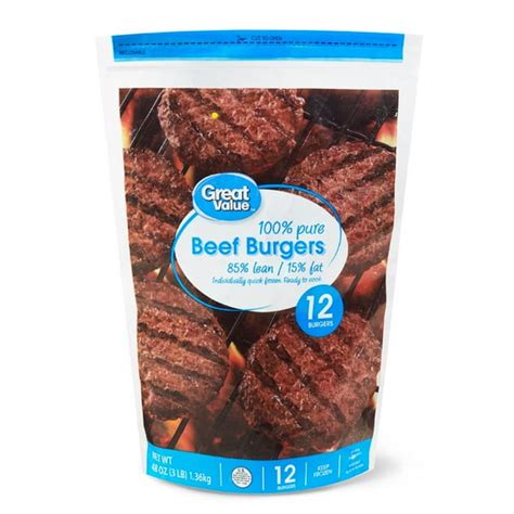 How many calories are in ground beef patties 85/15 - calories, carbs, nutrition