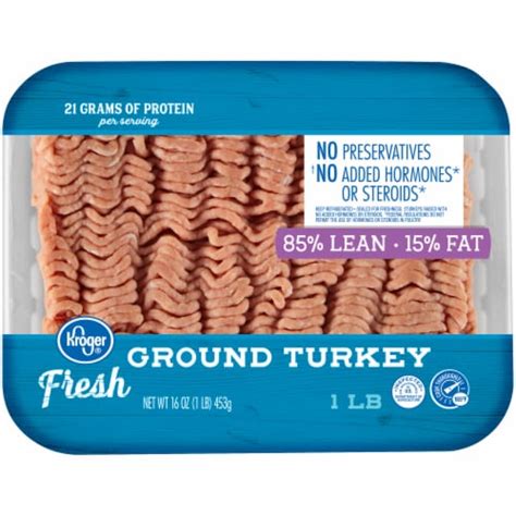 How many calories are in ground turkey, 85% lean, 15% fat, patties, broiled - calories, carbs, nutrition