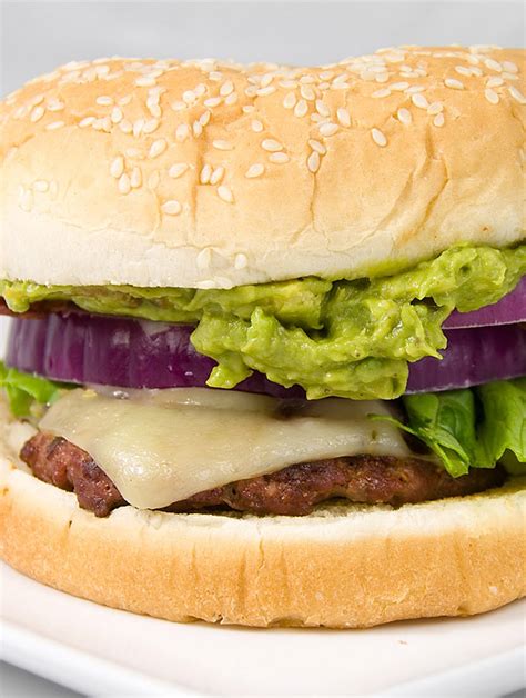 How many calories are in guacamole bacon cheeseburger - calories, carbs, nutrition