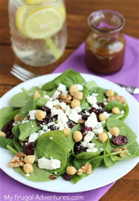 How many calories are in half spinach power salad - calories, carbs, nutrition