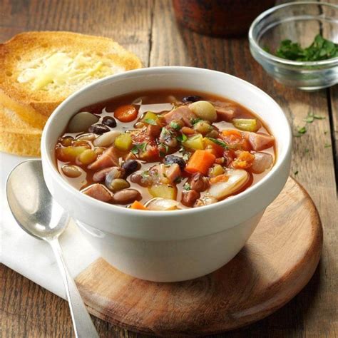 How many calories are in ham and bean soup - calories, carbs, nutrition