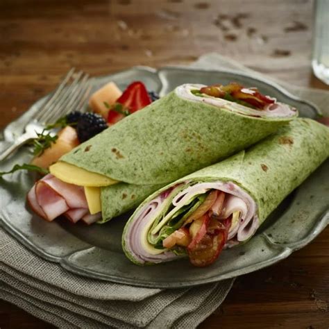 How many calories are in ham and caramelized apple wrap - calories, carbs, nutrition