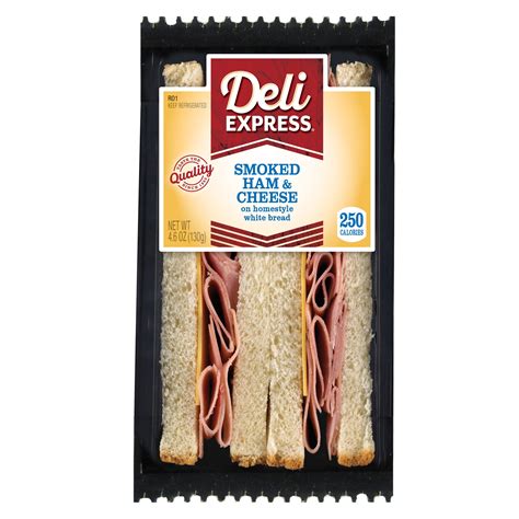 How many calories are in ham and cheese wedge - calories, carbs, nutrition