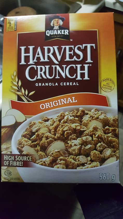 How many calories are in harvest crunch original - calories, carbs, nutrition