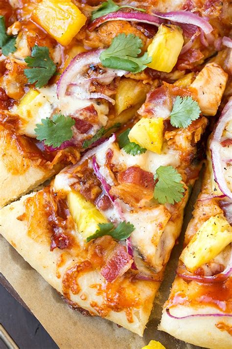 How many calories are in hawaiian bbq grilled chicken pizza - calories, carbs, nutrition