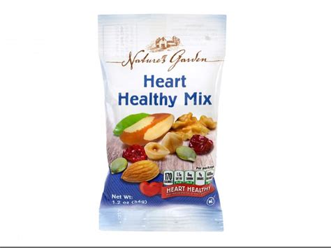 How many calories are in heart healthy mix - calories, carbs, nutrition