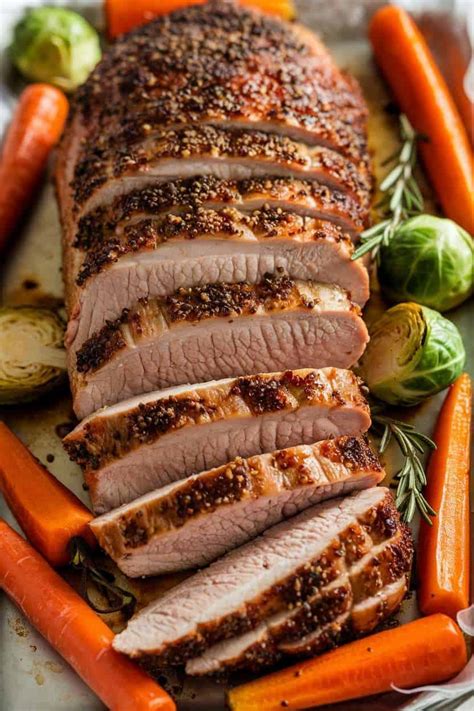 How many calories are in herb crusted pork loin - calories, carbs, nutrition