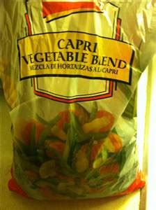 How many calories are in herbed capri blend vegies - calories, carbs, nutrition