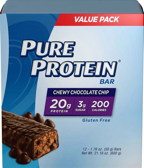 How many calories are in high protein bar : chewy chocolate chip - calories, carbs, nutrition