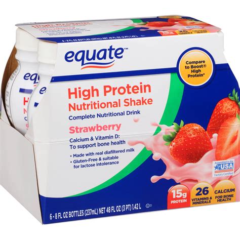 How many calories are in high-protein nutritional shake - calories, carbs, nutrition