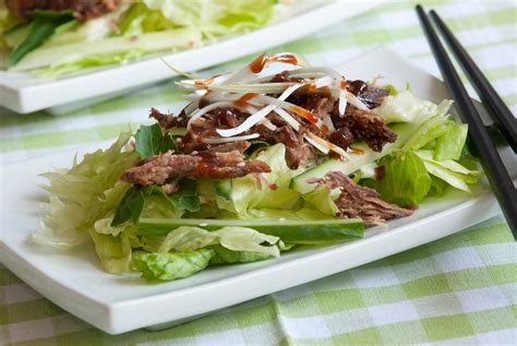 How many calories are in hoi sin duck salad bites - calories, carbs, nutrition