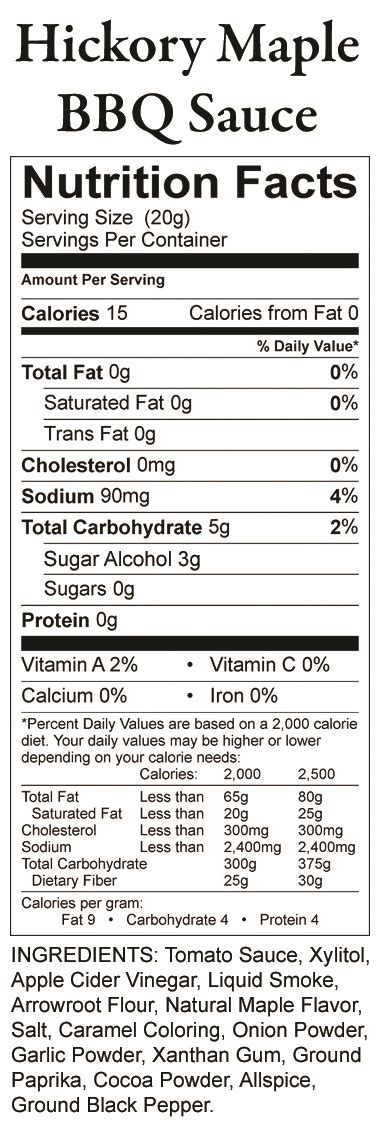 How many calories are in honey barbecue sauce - calories, carbs, nutrition