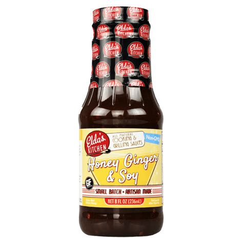 How many calories are in honey ginger soy sauce - calories, carbs, nutrition