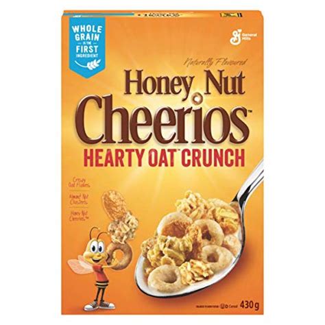 How many calories are in honey nut hearty oat crunch cereal - calories, carbs, nutrition