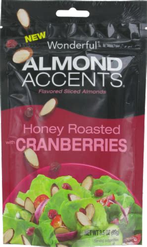 How many calories are in honey roasted with cranberries - calories, carbs, nutrition