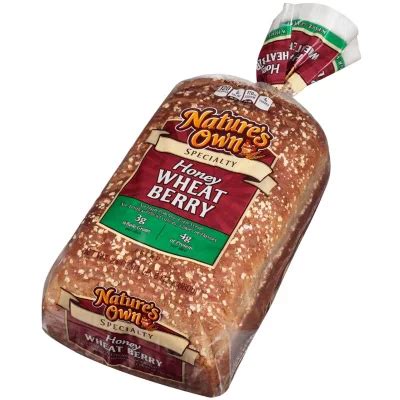 How many calories are in honey wheat berry bread - calories, carbs, nutrition