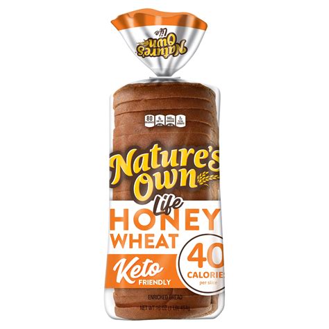 How many calories are in honey wheat bread - calories, carbs, nutrition