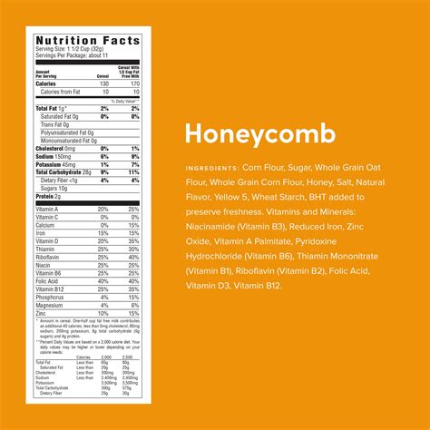 How many calories are in honey-comb - calories, carbs, nutrition
