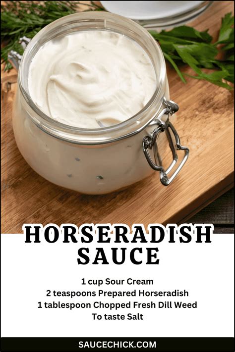 How many calories are in horseradish sauce - calories, carbs, nutrition