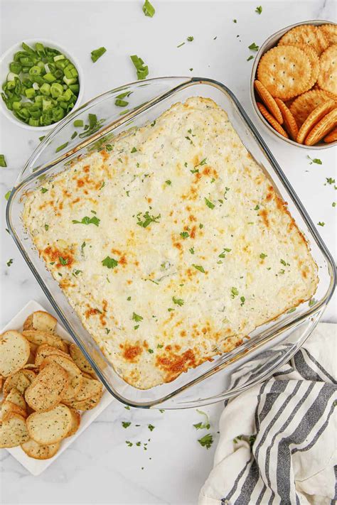 How many calories are in hot crab and artichoke dip - calories, carbs, nutrition