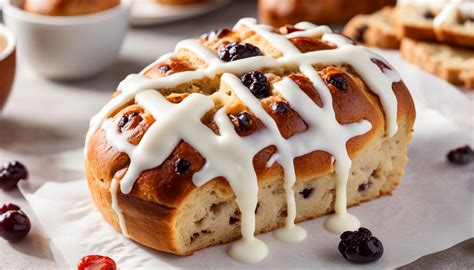 How many calories are in hot cross bun cranberry & orange - calories, carbs, nutrition