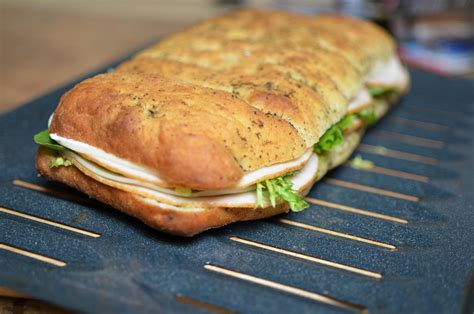 How many calories are in hot deli focaccia roll - calories, carbs, nutrition