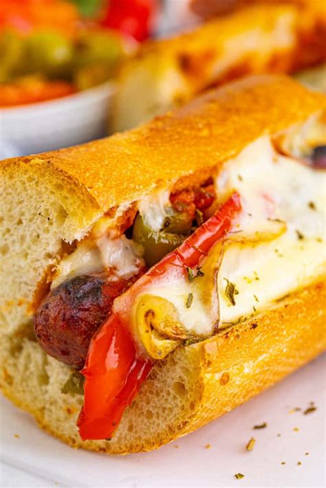 How many calories are in hot italian sausage sandwich - calories, carbs, nutrition