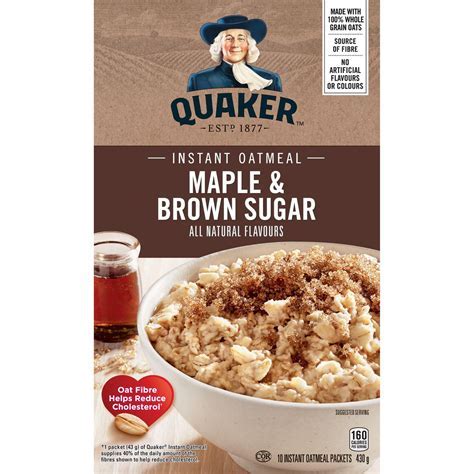 How many calories are in hot oatmeal maple nut - calories, carbs, nutrition