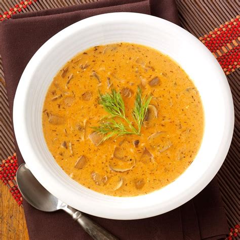 How many calories are in hungarian mushroom soup - calories, carbs, nutrition