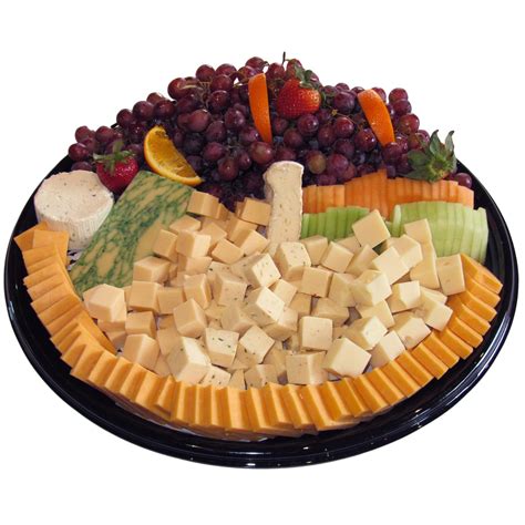 How many calories are in imported and domestic cheese, fresh fruit, meat and veggie platter-occ - calories, carbs, nutrition