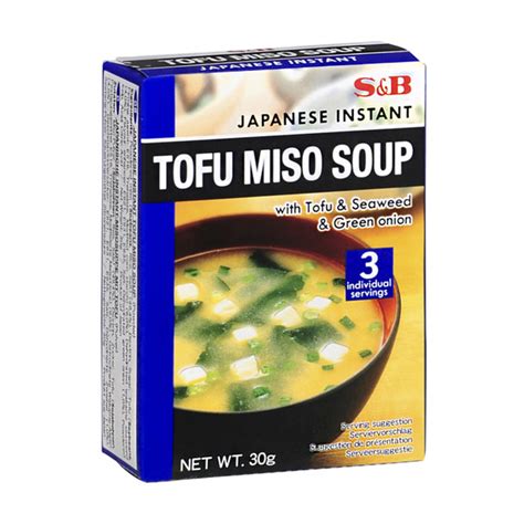 How many calories are in instant tofu miso soup - calories, carbs, nutrition