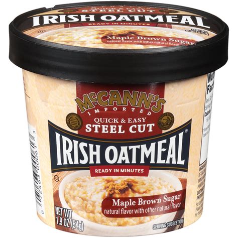 How many calories are in irish oatmeal maple & brown sugar - calories, carbs, nutrition