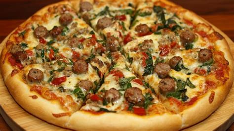 How many calories are in italian sausage and pesto pizza - calories, carbs, nutrition