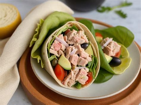 How many calories are in italian tuna wrap - calories, carbs, nutrition