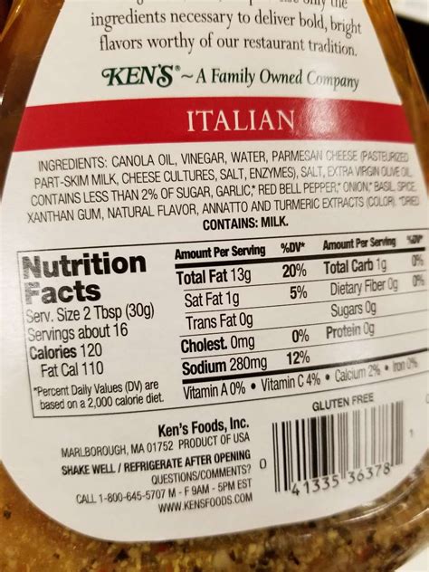 How many calories are in italian vinaigrette dressing - calories, carbs, nutrition