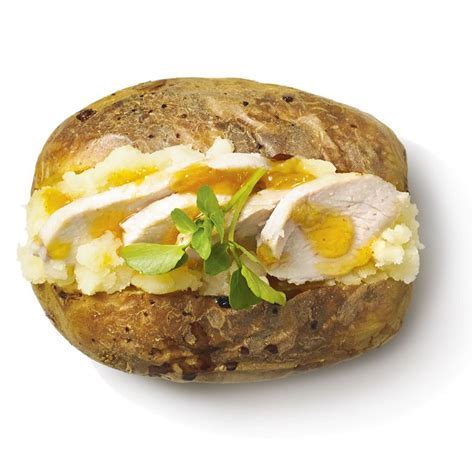 How many calories are in jacket potato with turkey provencale - calories, carbs, nutrition