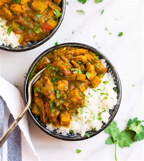 How many calories are in jamaican chicken curry with papaya salsa - calories, carbs, nutrition