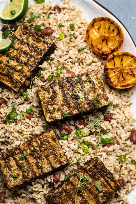 How many calories are in jamaican jerk tofu - calories, carbs, nutrition