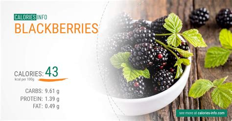 How many calories are in jet blackberry - calories, carbs, nutrition