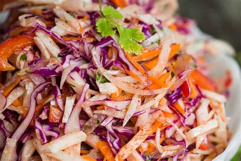 How many calories are in jicama pepper slaw - calories, carbs, nutrition