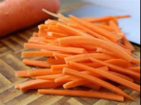 How many calories are in julienne carrots - calories, carbs, nutrition