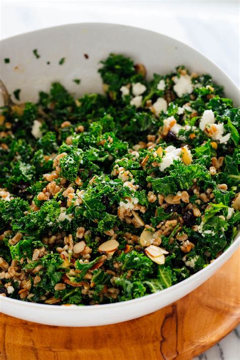 How many calories are in kale farro salad with crispy tofu - calories, carbs, nutrition