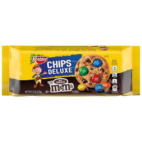 How many calories are in keebler, chips deluxe, rainbow chocolate chip cookies, bite size - calories, carbs, nutrition