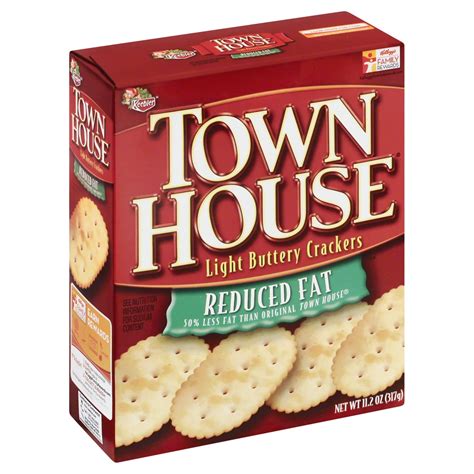 How many calories are in keebler, town house, reduced fat crackers - calories, carbs, nutrition