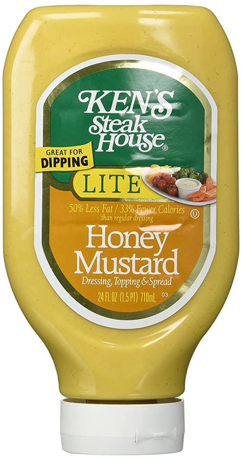 How many calories are in ken's lite honey mustard dressing - calories, carbs, nutrition